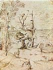Hieronymus Bosch Canvas Paintings - The Man-Tree